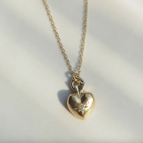 订购7周到｜ Monsieur-Collier Valentin-白托帕石 桃心 项链［法国设计师］