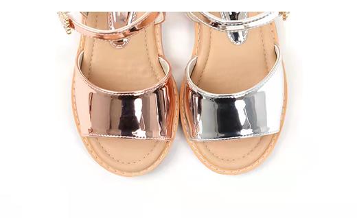 韩国ozkids 金属皮质小凉鞋 商品图4