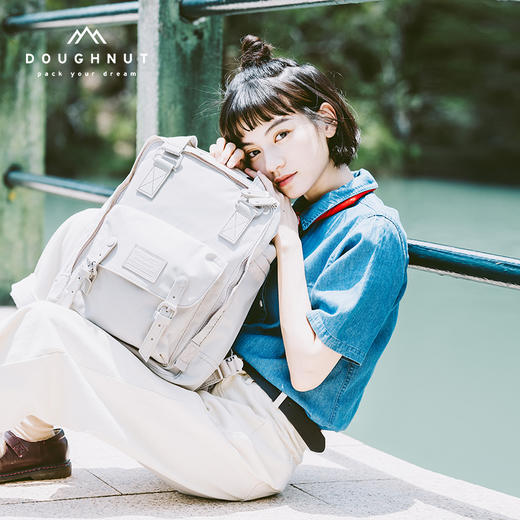 Doughnut Macaroon甜甜圈马卡龙妈咪包电脑包旅行包电脑办公包 商品图3