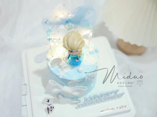 女孩款 冰雪奇缘艾莎公主  雪宝 翻糖蝴蝶结 商品图2