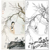 【大彩图】陈少梅工笔传统仕女人物画白描底稿《红楼望梅图》临摹勾线高清打印稿SV18 商品缩略图0