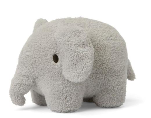 荷兰Miffy米菲小象厚绒浅灰色21cm 商品图0
