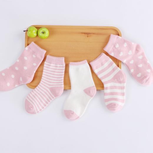 仪家儿童卡通图案柔软透气袜10双 商品图1