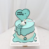爱心漫画蛋糕 商品缩略图0