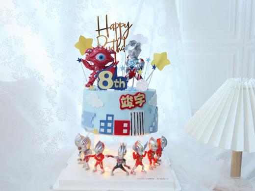 男孩款 翻糖名牌  奥特曼打怪兽 你相信光吗？ 商品图0