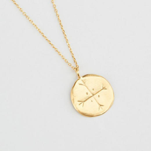 北京仓｜ Monsieur-Mya-雕刻徽章 项链［法国设计师］ 商品图1