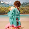 【云优选】TOSWIM拓胜速干浴巾儿童斗篷沙滩巾游泳毛巾吸水巾男女童便携防晒浴袍 商品缩略图4