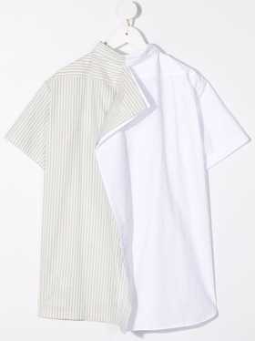 THS 3.19-无 M6童装系列 拼色条纹衬衫式连衣裙 CG012