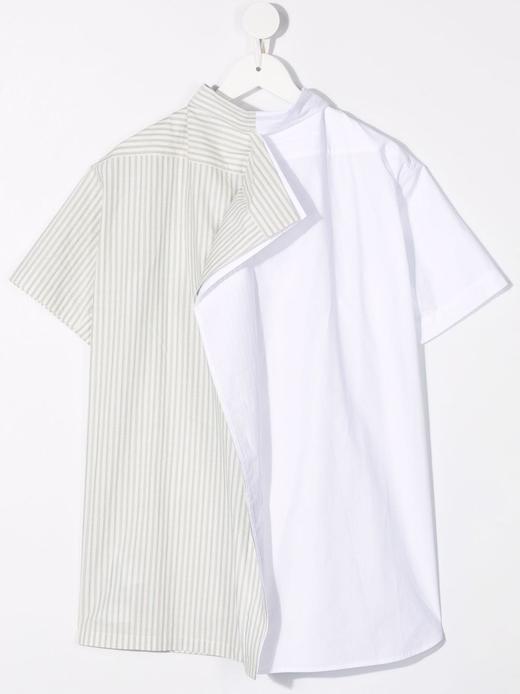 THS 3.19-无 M6童装系列 拼色条纹衬衫式连衣裙 CG012 商品图0