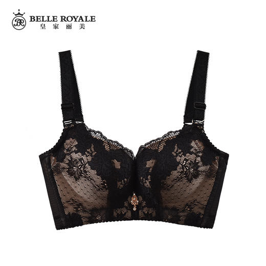 皇家丽美小胸显大中厚杯调整型内衣女聚拢收副乳文胸罩MWW1521-3 商品图4