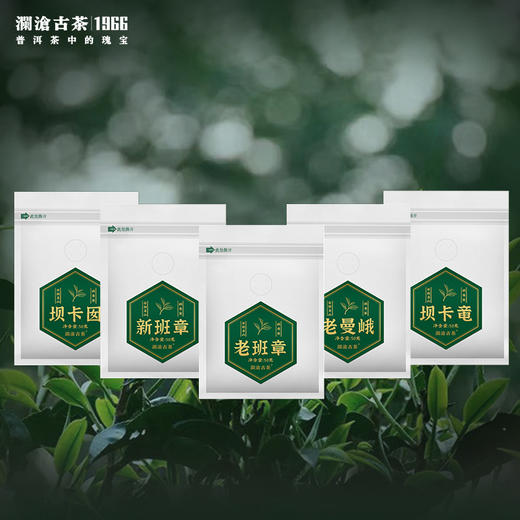 2022年澜沧古茶布朗五寨古树春散茶套装50g*5 商品图0