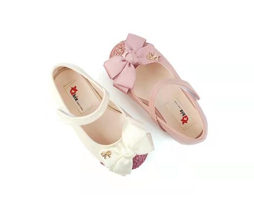 “韩国明星郑诗雅女儿同款”Ozkis 蝴蝶结亮面皮鞋 商品图0