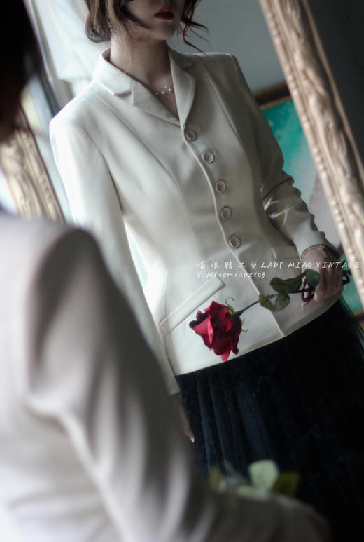 #1009【复团】喵娘精工/定制/《NewLook》D家博物馆出展复古经典系列伞尾外套 商品图4