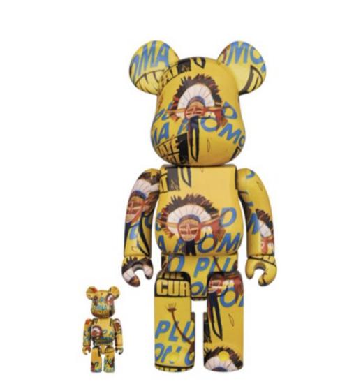 积木熊安迪沃霍尔×让·米切尔·巴斯奎特 三代  100%&400% 商品图0