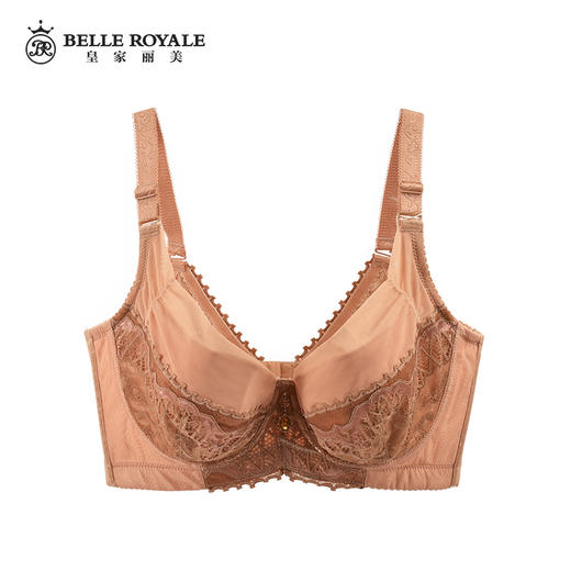 皇家丽美薄款有钢圈聚拢收副乳调整型文胸W1F11-1 商品图0