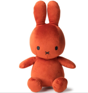 荷兰Miffy米菲兔天鹅绒西瓜红23cm