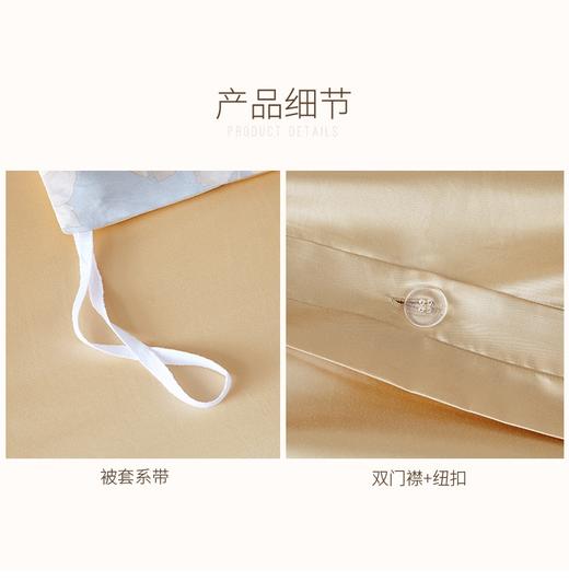 ROYALCOVER/罗卡芙欧式经典奢华全真丝印花面料四件套 塞波加庄园 商品图8