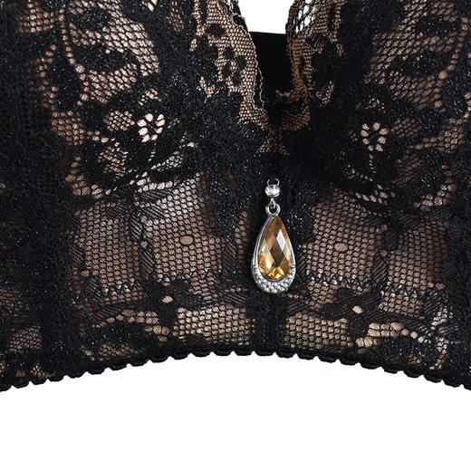 皇家丽美无钢圈中厚款性感蕾丝舒适调整型文胸WW1F66-2 商品图4