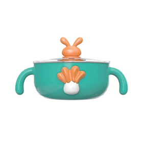 成长树萌兔3D辅食碗300mL