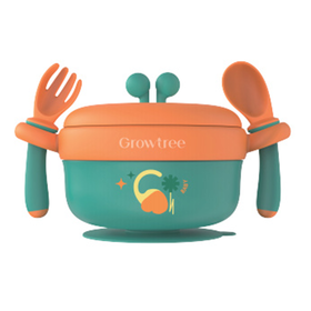 成长树不锈钢广口注水保温碗400mL