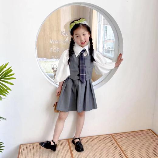 拉夏贝尔女童儿童蝴蝶结公主鞋小皮鞋 商品图2