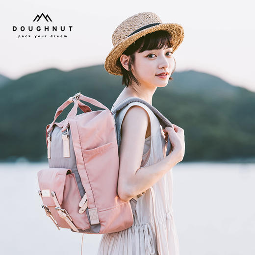 Doughnut Macaroon甜甜圈马卡龙妈咪包电脑包旅行包电脑办公包 商品图1