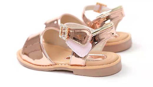 韩国ozkids 金属皮质小凉鞋 商品图5