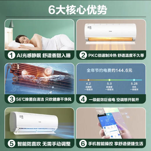 海尔（Haier）空调KFR-35GW/B1KJA81U1京喜 商品图4