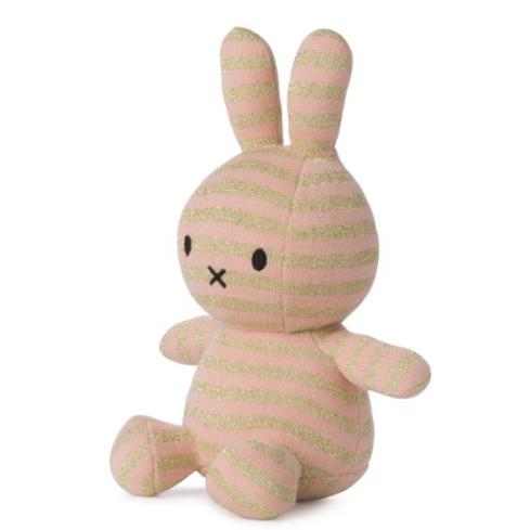 荷兰Miffy米菲兔有机棉粉色闪亮条纹23cm 商品图0