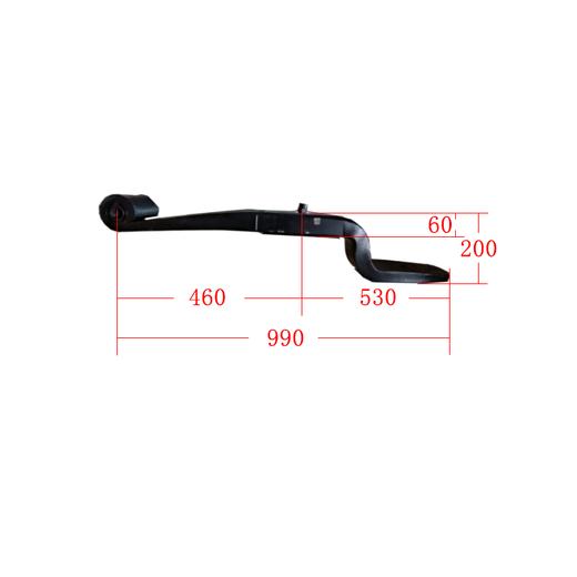 导向臂弹簧梁板簧100宽60厚LCKV-12T-V型派斯马克PCMK-300915 商品图0