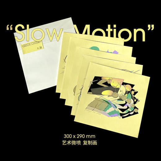 FancyToi｜「slowmotion」系列插画（带装裱） 商品图0