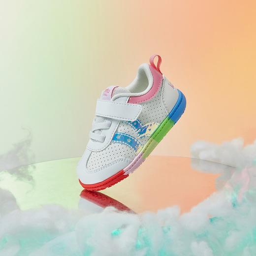 卡特兔婴儿鞋女宝宝学步鞋春季小白鞋婴童鞋软底小童鞋幼儿鞋皮鞋 商品图3