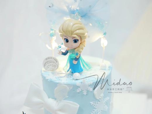 女孩款 冰雪奇缘艾莎公主  雪宝 翻糖蝴蝶结 商品图1