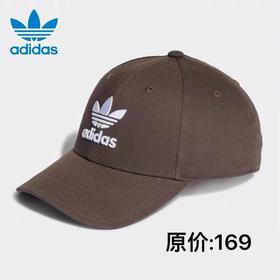 天空之城-ADIDAS三叶草鸭舌帽（棕色）
