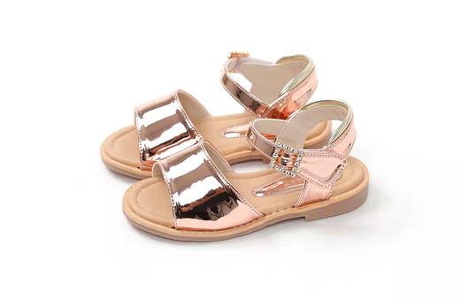 韩国ozkids 金属皮质小凉鞋 商品图3