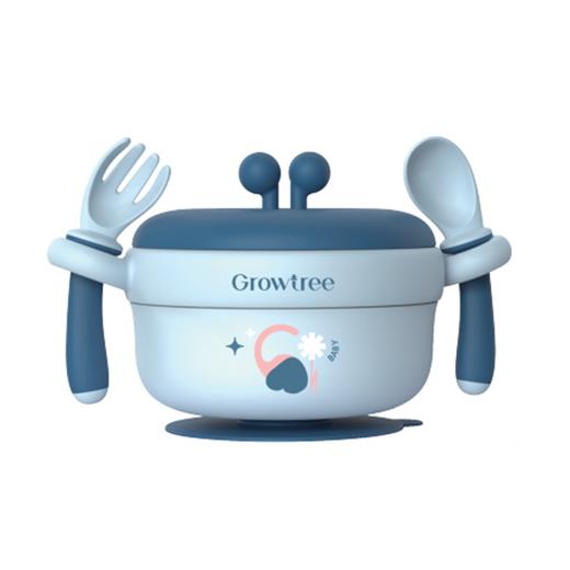 成长树不锈钢广口注水保温碗400mL 商品图2