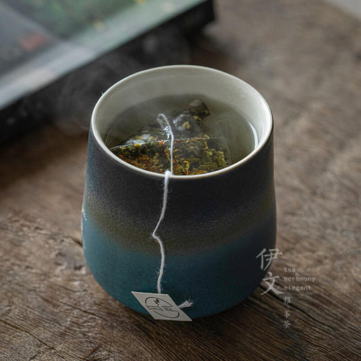  陶瓷茶杯双层隔热水杯简约马克杯不烫手啤酒杯创意果汁杯 麋鹿水杯3色礼盒装 商品图3