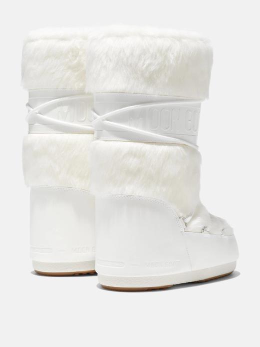 Moon Boots - Moon Boot Classic Faux Fur - White 女装 雪地靴 白色 商品图1