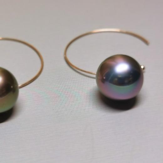 18k珍珠耳环【C大调】 商品图0