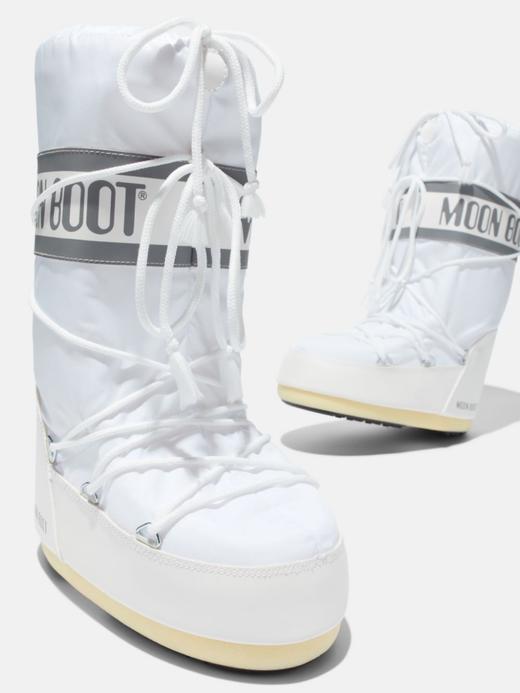 Moon Boots - Moon Boot Kids Nylon - White 童装 雪地靴 白色 商品图3