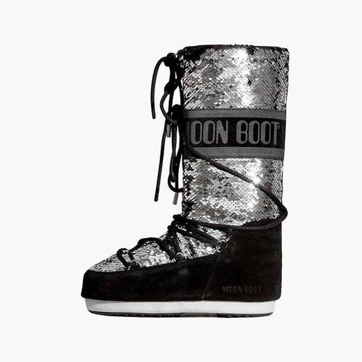 Moon Boots - Moon Boot Classic Disco - Black 女装 雪地靴 黑色 商品图4