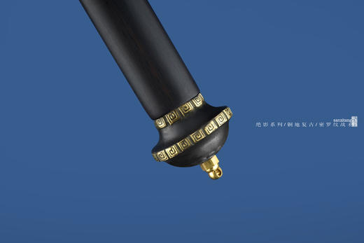 三希堂 绝影系列 铜地复古密罗纹战矛 未开刃 商品图5