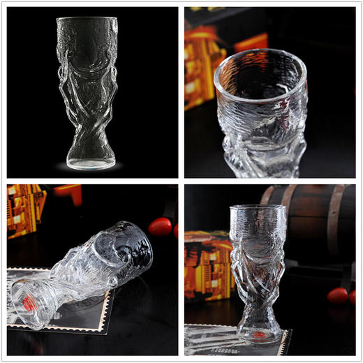 世界杯 大力神啤酒杯畅饮啤酒玻璃杯 大力神啤酒杯 创意个性杯子 商品图6