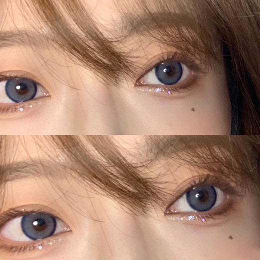 【年抛】梨梨灰Doragina| 小直径14.0，着色13.4| 【同品牌多副更划算,选款完整色板在详情页】，蓝色混血美瞳 商品图12