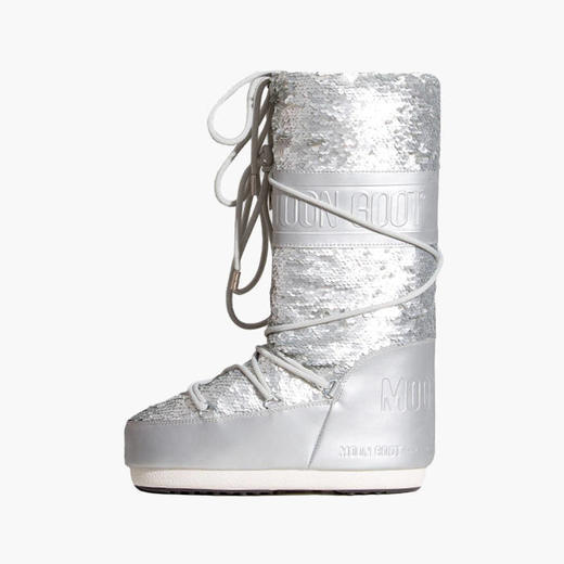 Moon Boots - Moon Boot Classic Disco Plus - Silver 女装 雪地靴 银色 商品图1