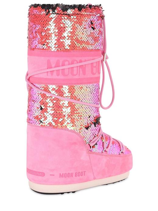 Moon Boots - Moon Boot Classic Disco - Fucsia 女装 雪地靴 粉色 商品图1