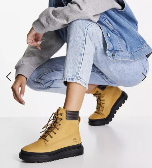 历史低价！Timberland GreenStride™Ray City女款黑平底大黄靴 商品图1