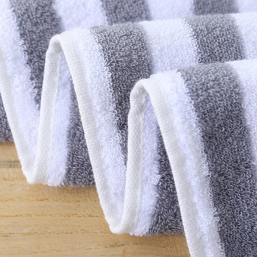 【渐变条毛巾】毛巾全棉渐变条纹毛巾毛圈柔软毛巾浴室简约条纹手巾面巾 商品图11