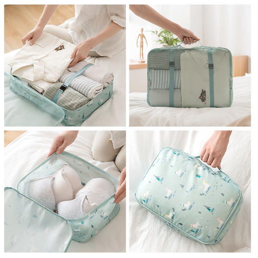 旅行收纳袋行李箱衣物整理包旅游分装衣服袋子便携内衣出差收纳包 商品图2