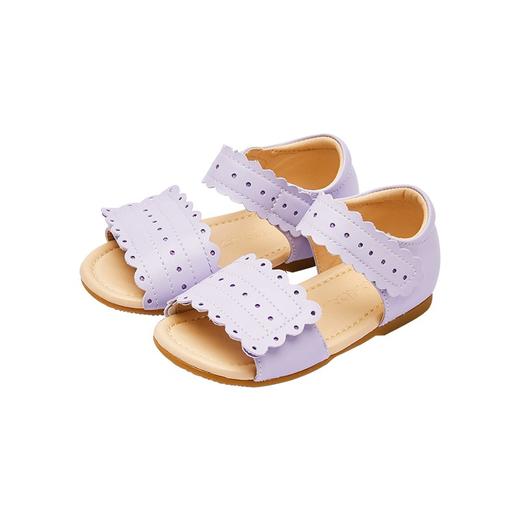 卡特兔凉鞋女童新款魔术贴单鞋软底儿童鞋时尚皮凉鞋女夏季公主鞋 商品图4